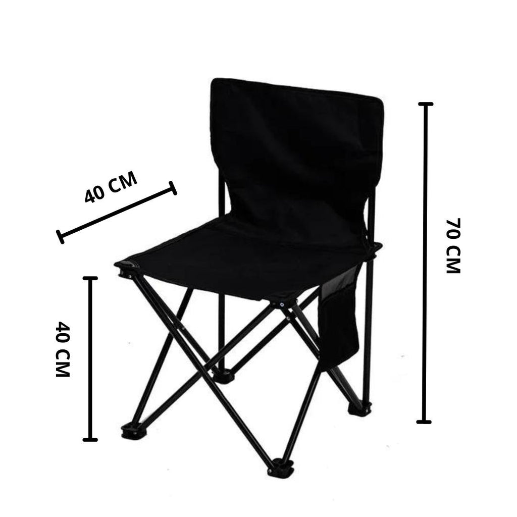 Set Mesa + 4 Silla Plegable Camping Portátil + Bolso