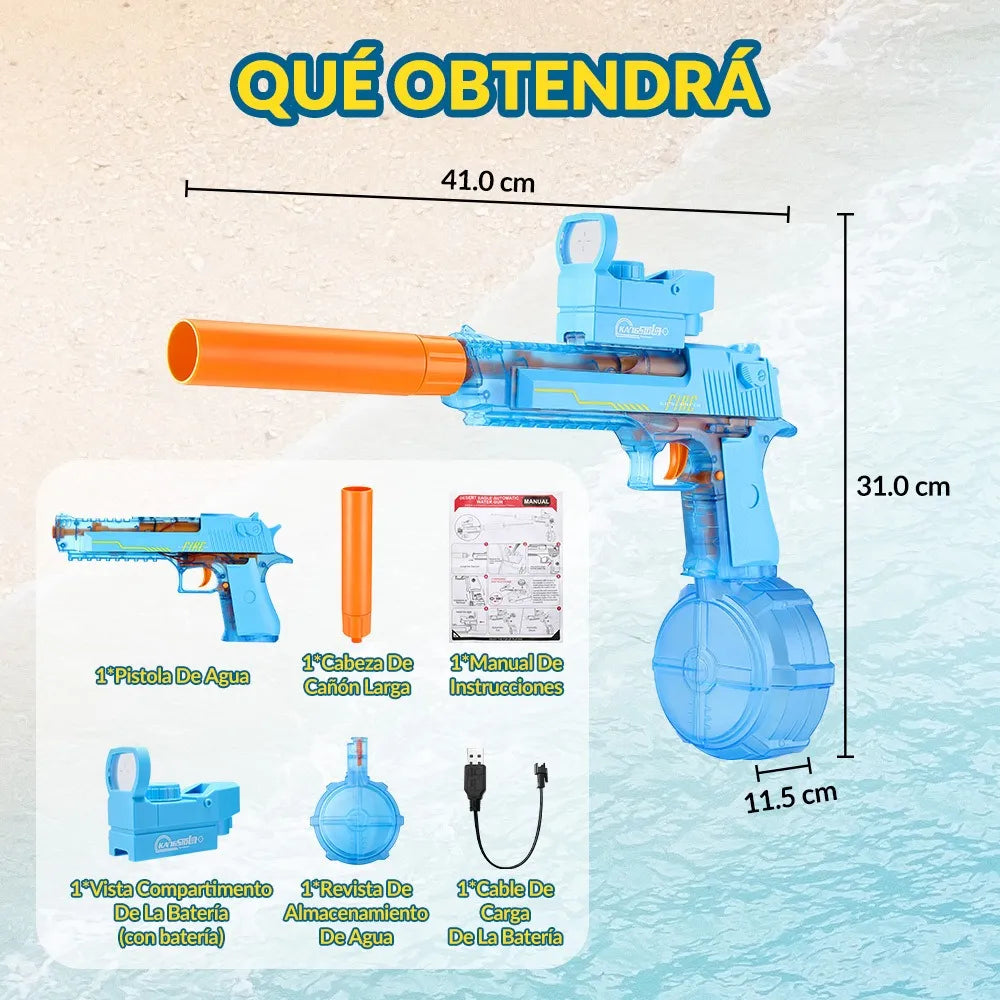 💎 CRYSTAL EAGLE PRO™ La Pistola de Agua + Potente!